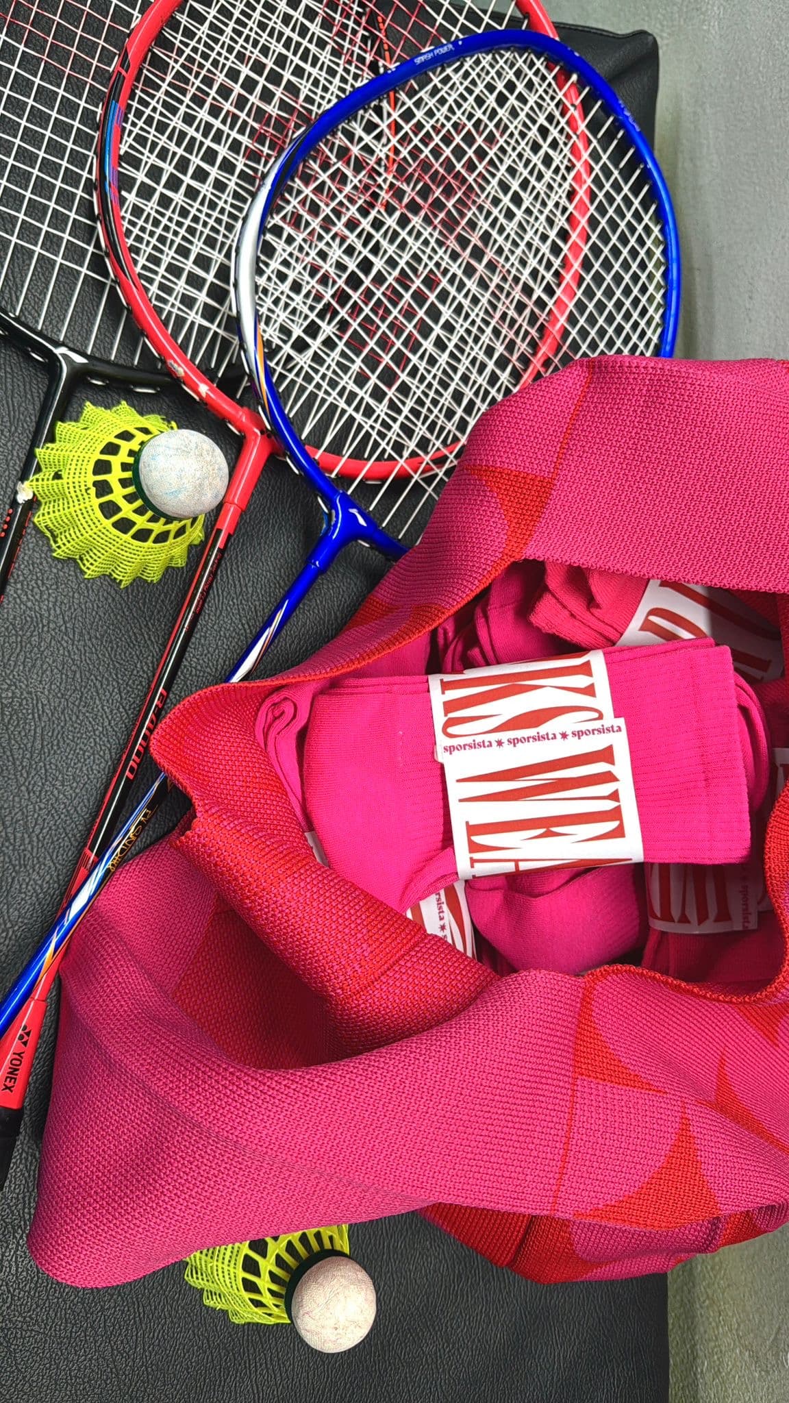 Rackets ready for a Sporsista tournament